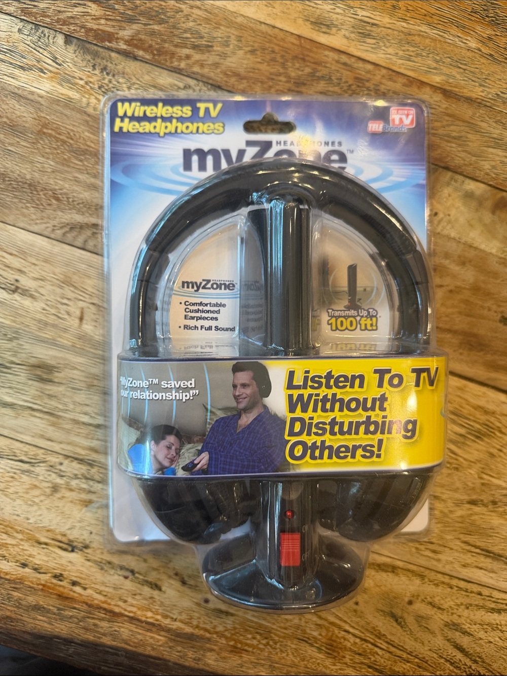 myZone Wireless TV Headphones in Black